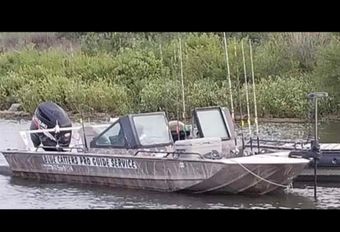 Blue Catter's Guide Service SeaArk Boat