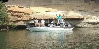 Curt Goff Striper Guide Skeeter Boat