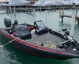 City Limits Sportfishing Skeeter boat