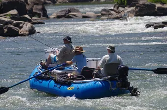 King Fisher Guide Services Water Raft Boat