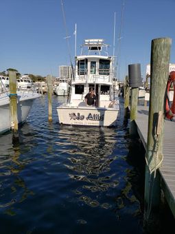 No Alibi Fishing Charter Uniflite boat
