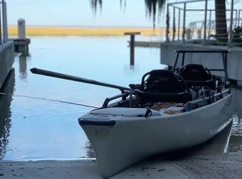 Amelia On Fly Hobie boat