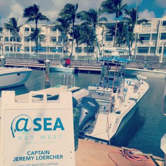 At Sea Key West Contender boat