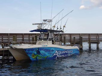 AA Fishing Charter Catamaran boat