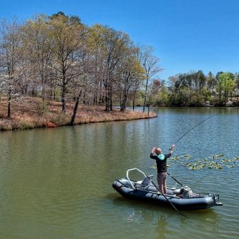 Dodson Fishing Company Raft boat