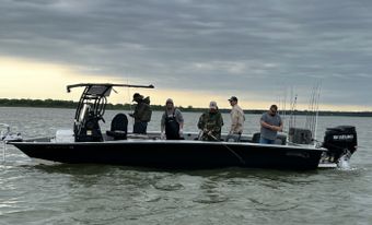 Finally Fishing Striper Guide Service Charger Boat