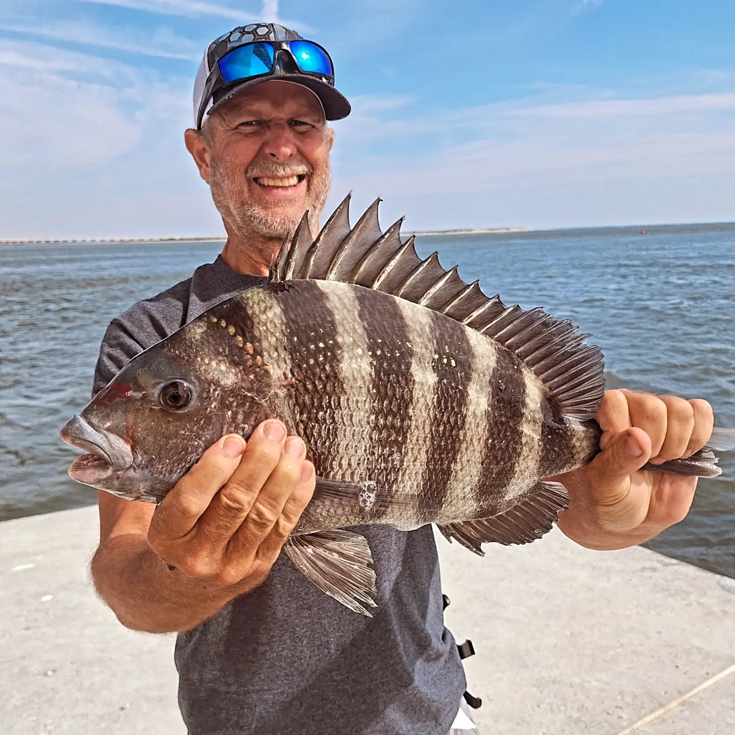 Beautiful Wanchese sheepshead ready for the cooler!