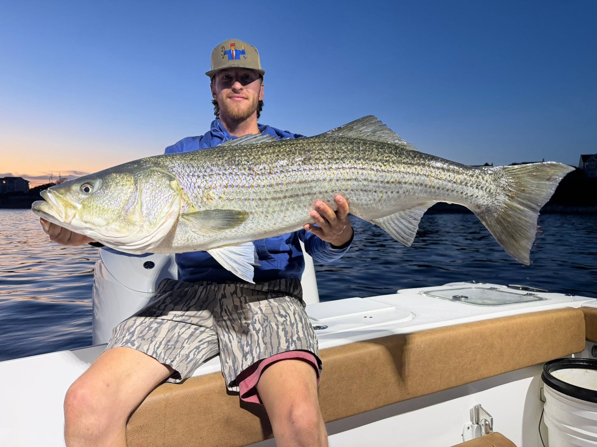 When the drag screams and the rod bends, you know it’s a Wells, Maine striped bass.