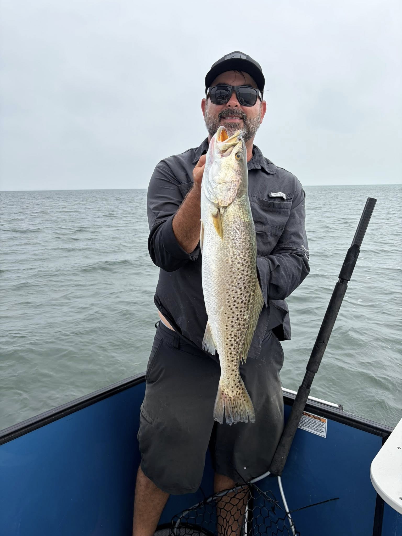 Solid speckled trout catch
