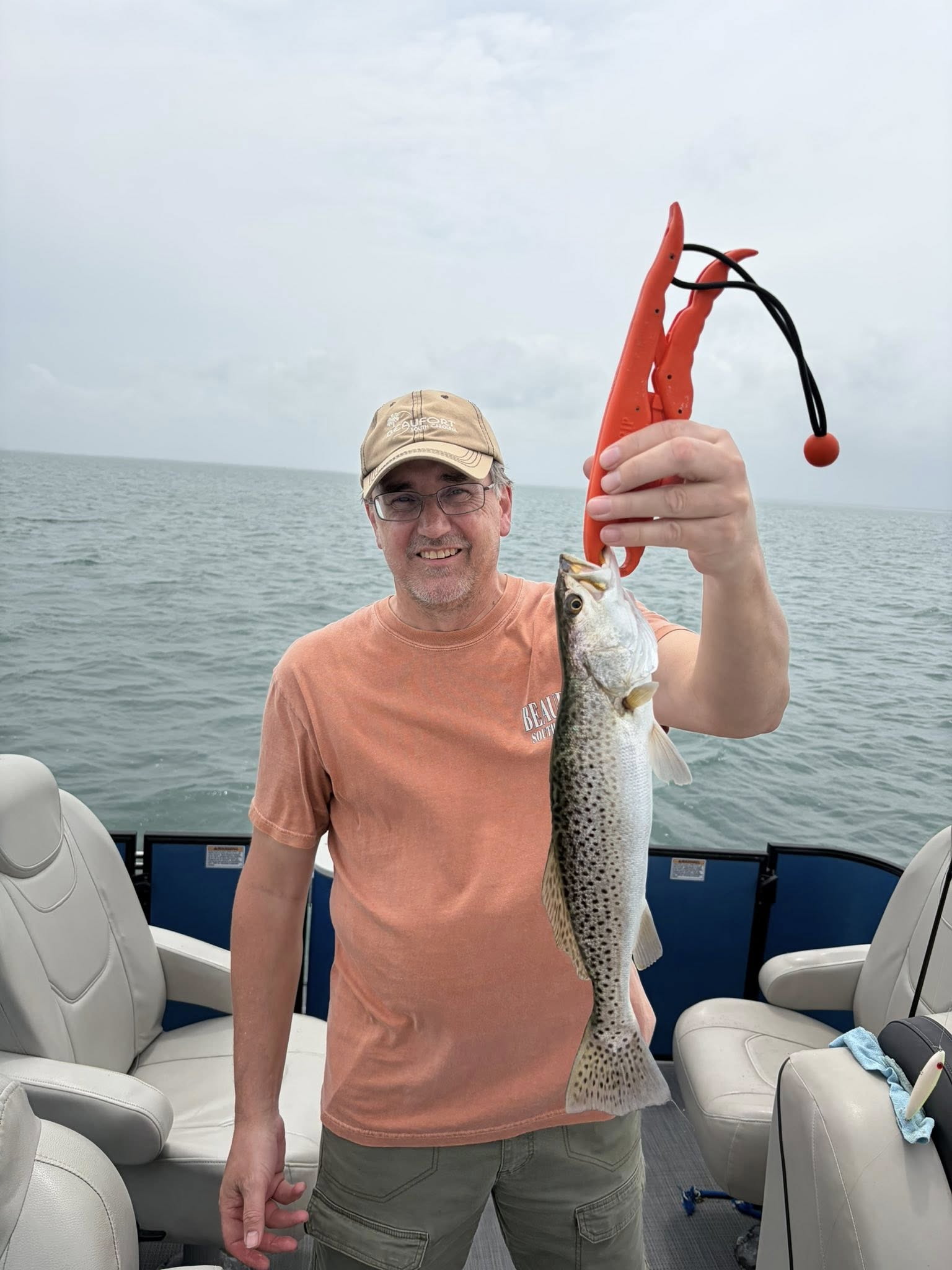 Beautiful speckled trout from South Padre Island waters!