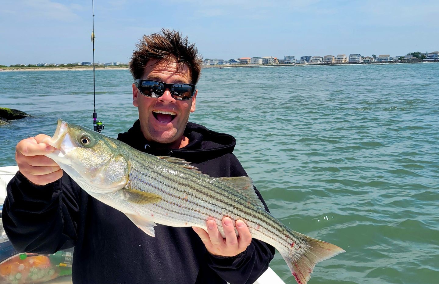 Chasing ocean views and tight lines in Atlantic City, NJ.