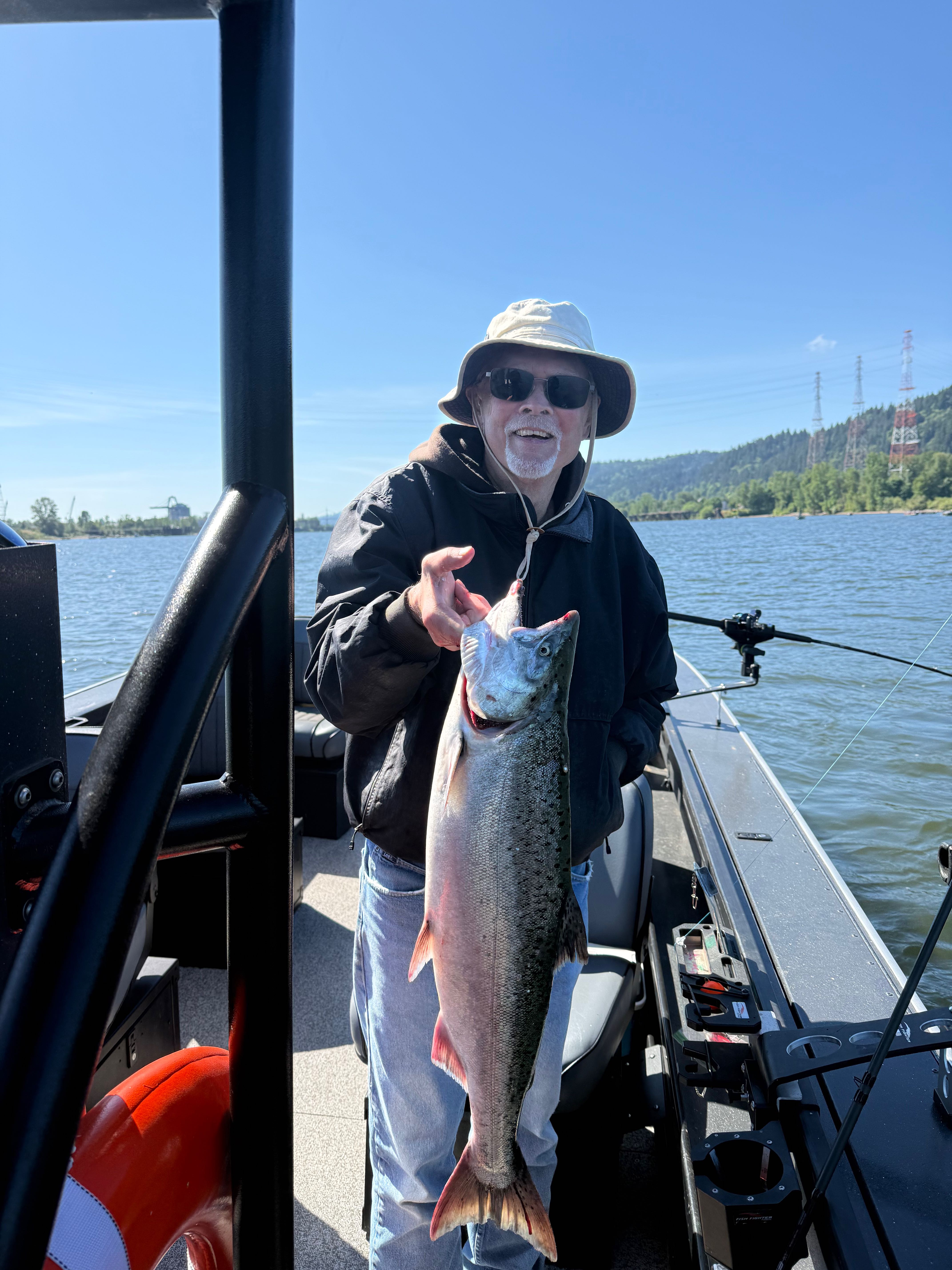 Beautiful Coho salmon from Milwaukie waters!