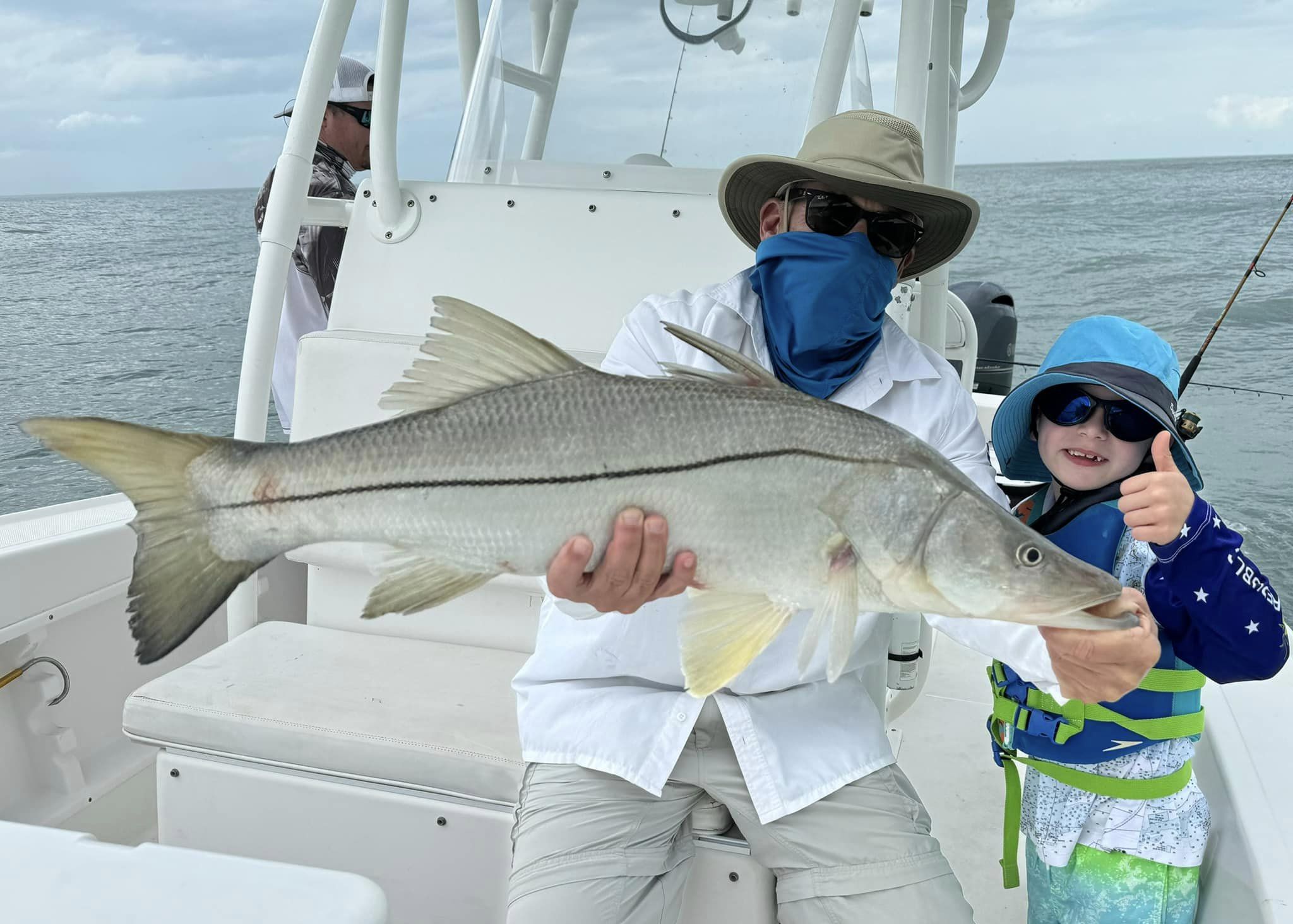 Sebastian's angler's pride!