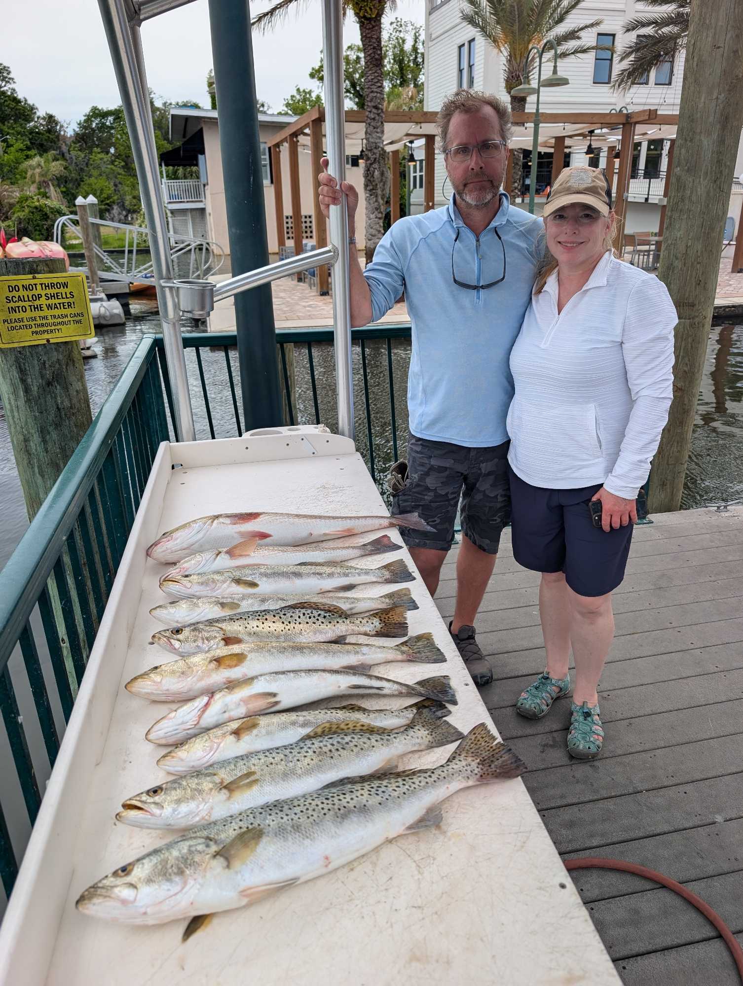 Crystal River speckled trout filling up the cooler!