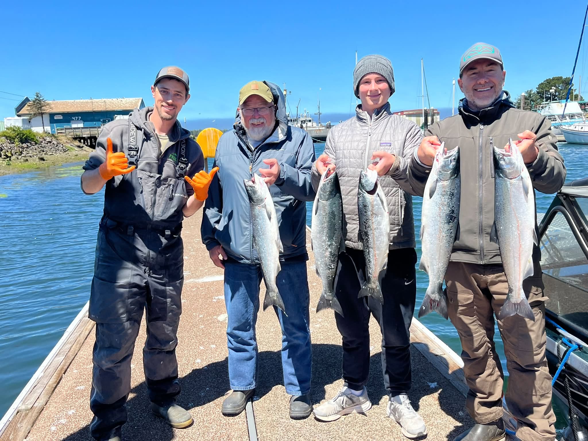 Impressive Salmon Fishing Catch