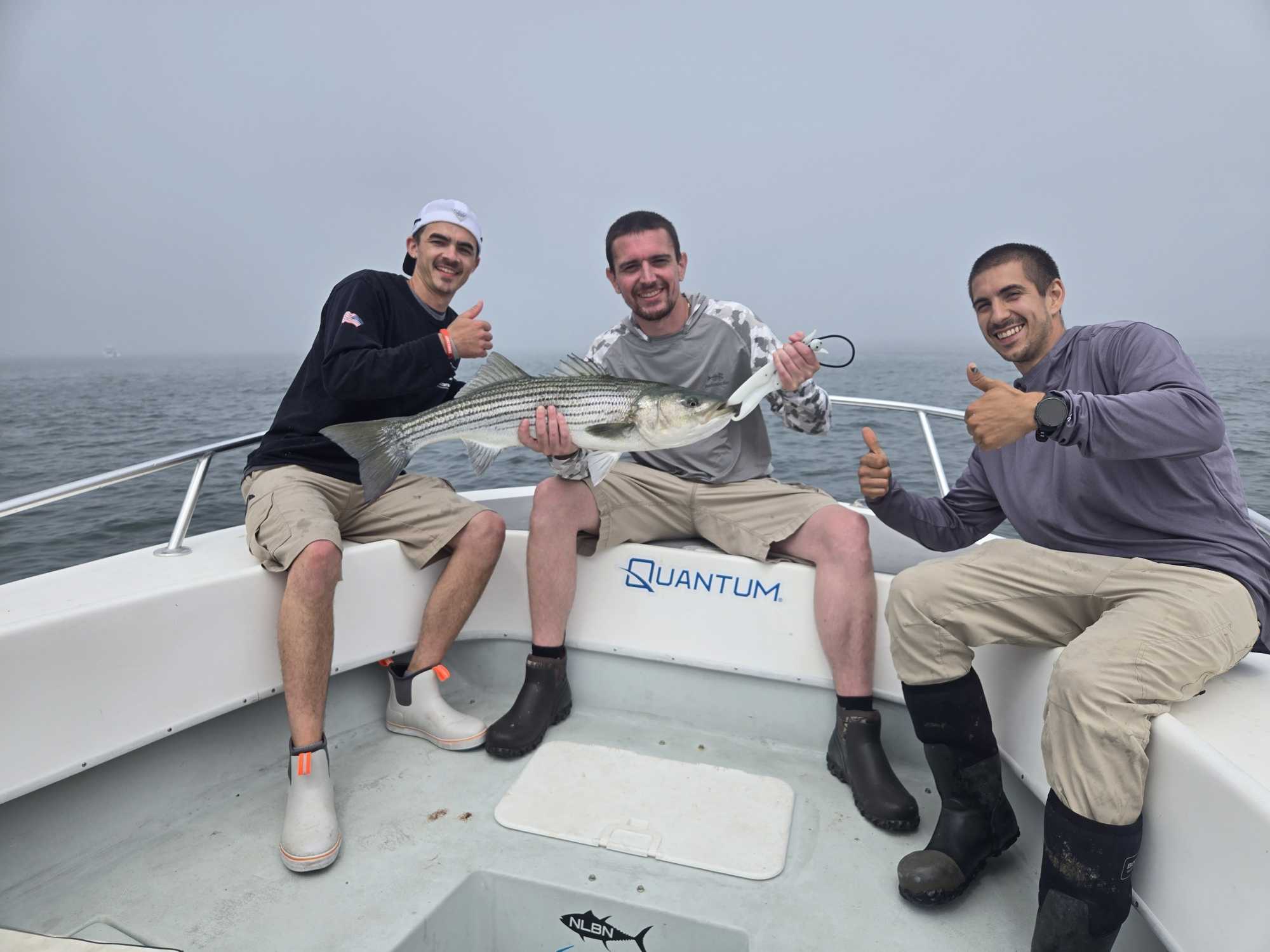 Nice striped bass caught in Winthrop MA waters!