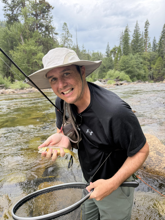 Kings River brown trout caught on the fly!