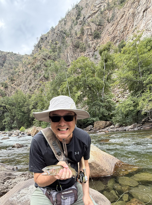 Beautiful Kings River rainbow trout on the fly!