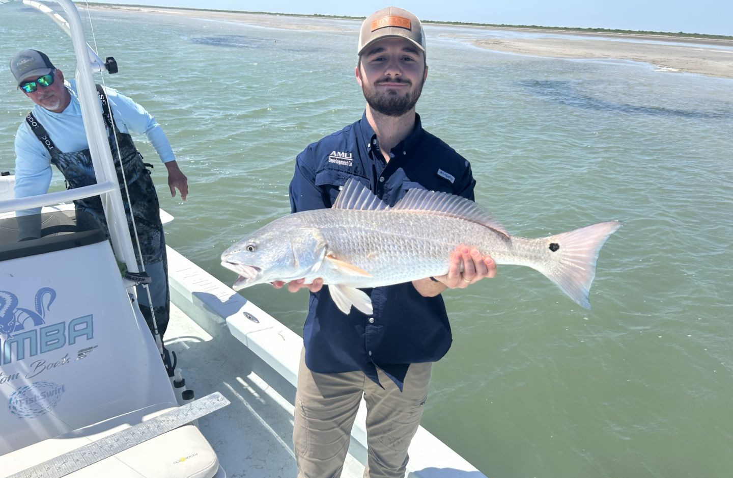 Redfish from shallows - Corpus Christi, TX.