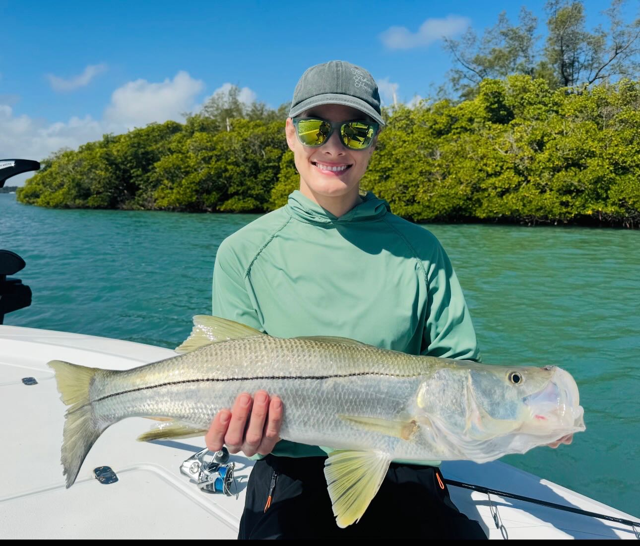 Powerful snook fishing action in the backwaters