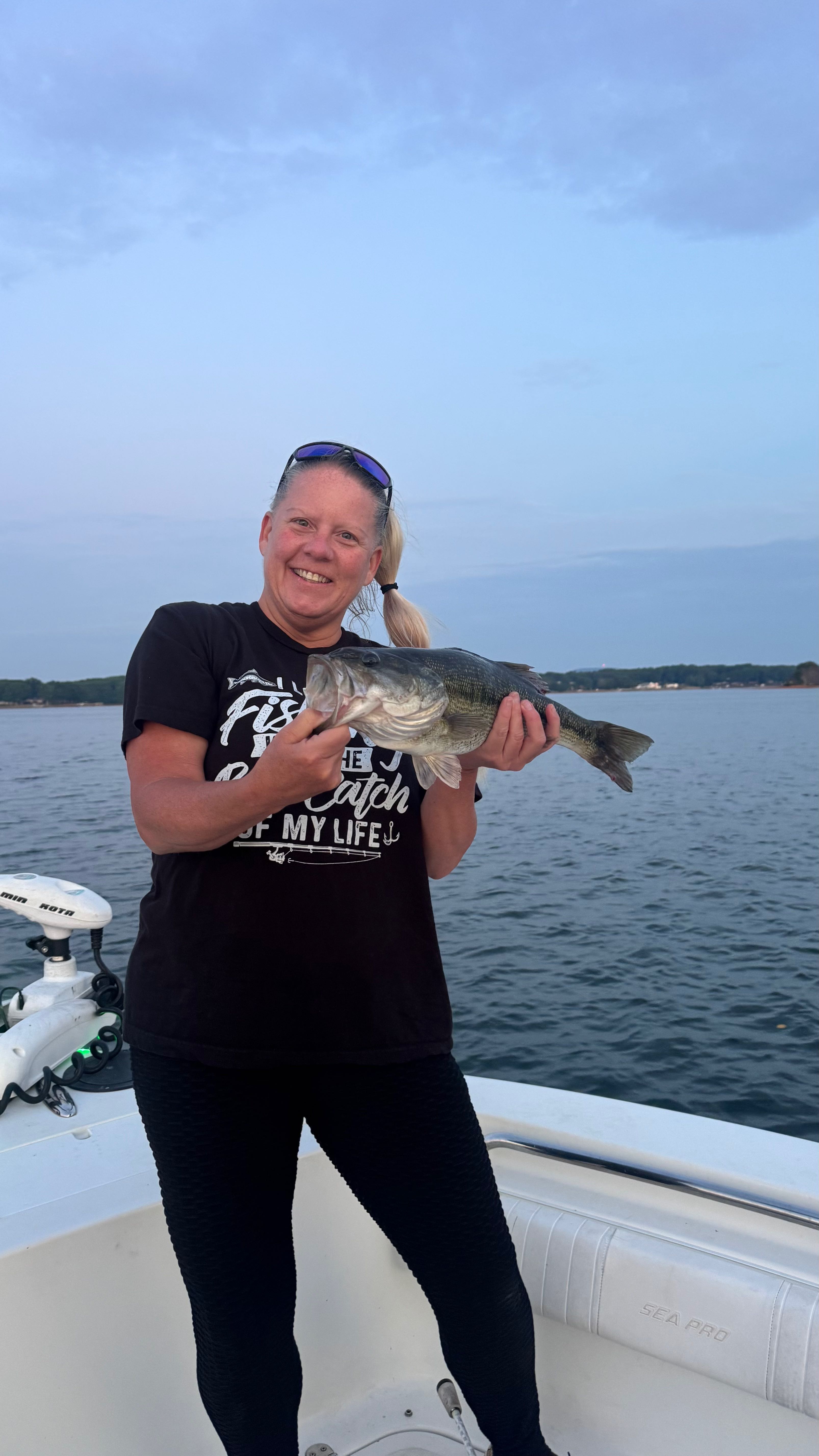 Beautiful spotted bass from Denver NC waters!