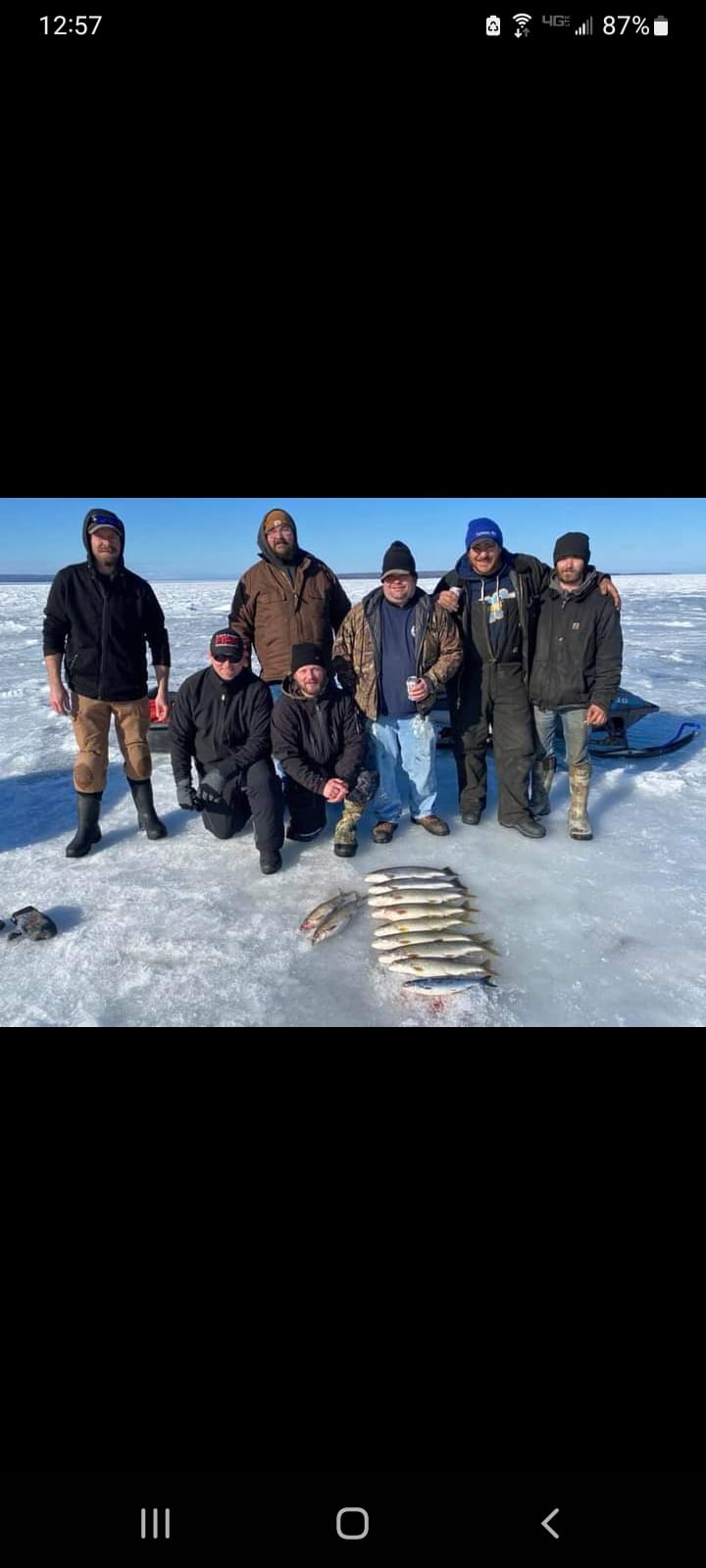 Epic ice fishing haul!