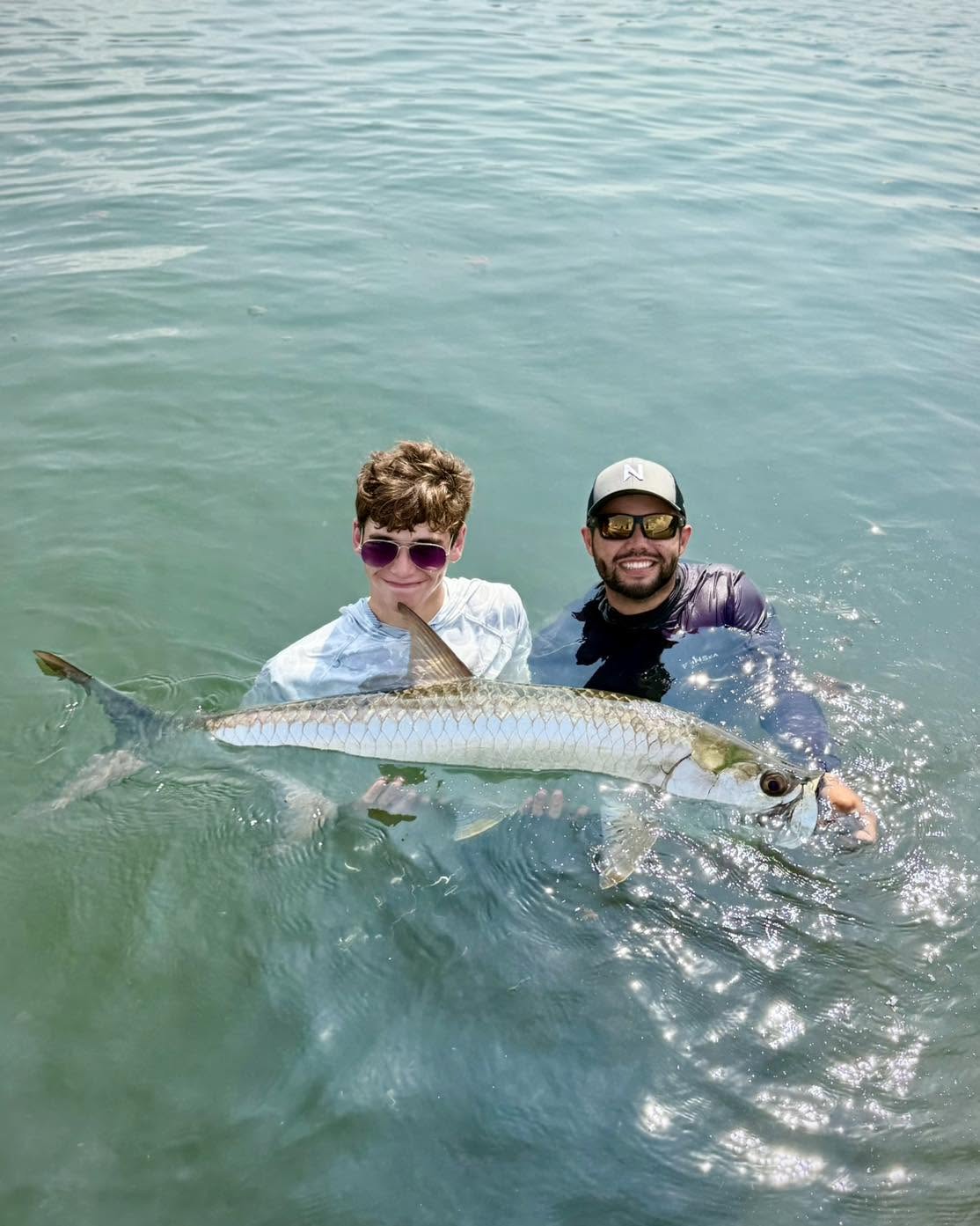 San Juan tarpon ready for release!