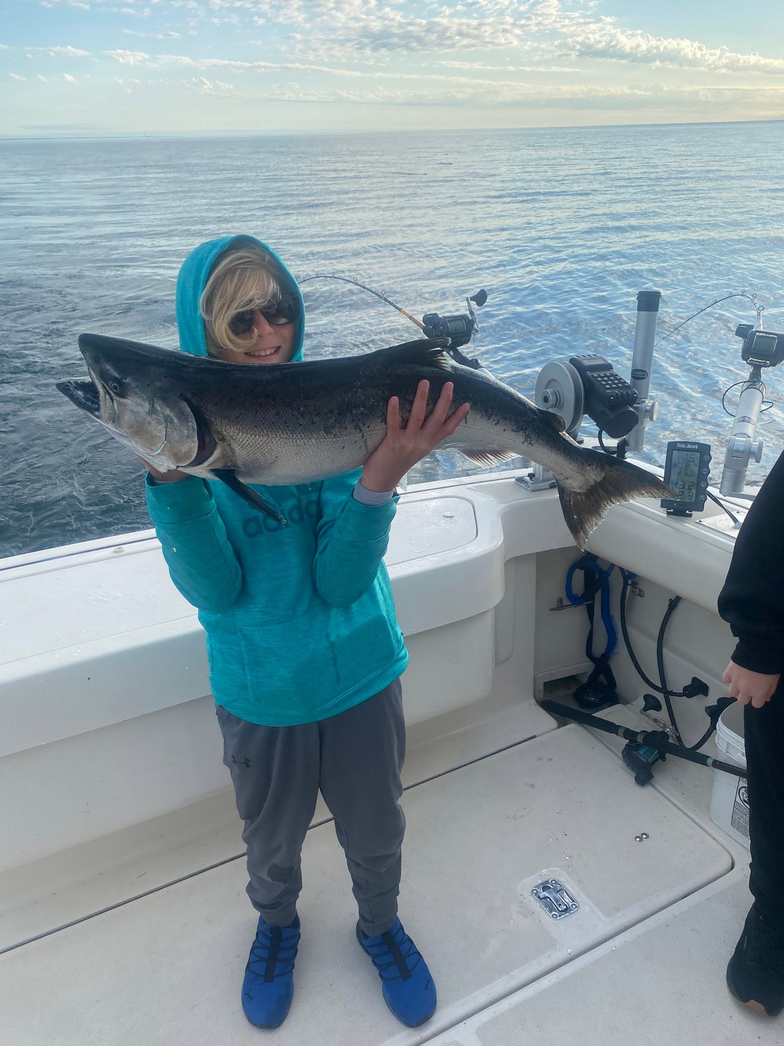 Beautiful Chinook salmon caught in Sheboygan waters!