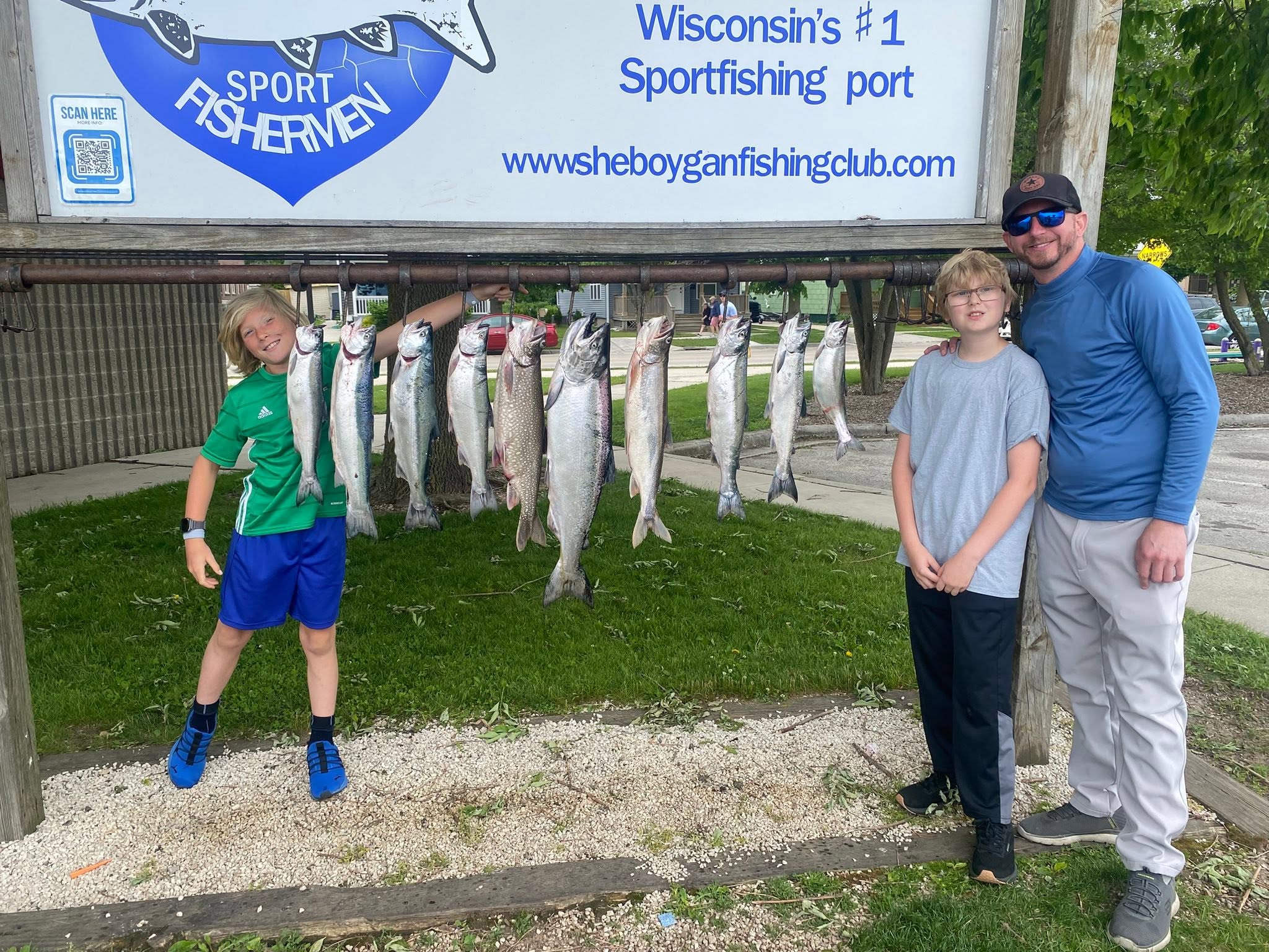 Chinook and Coho salmon success in Sheboygan!