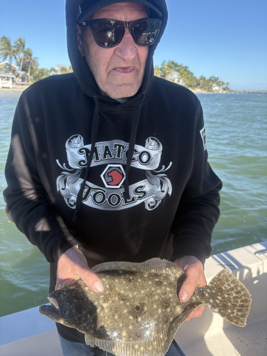 Nice summer flounder landed in Bokeelia waters!