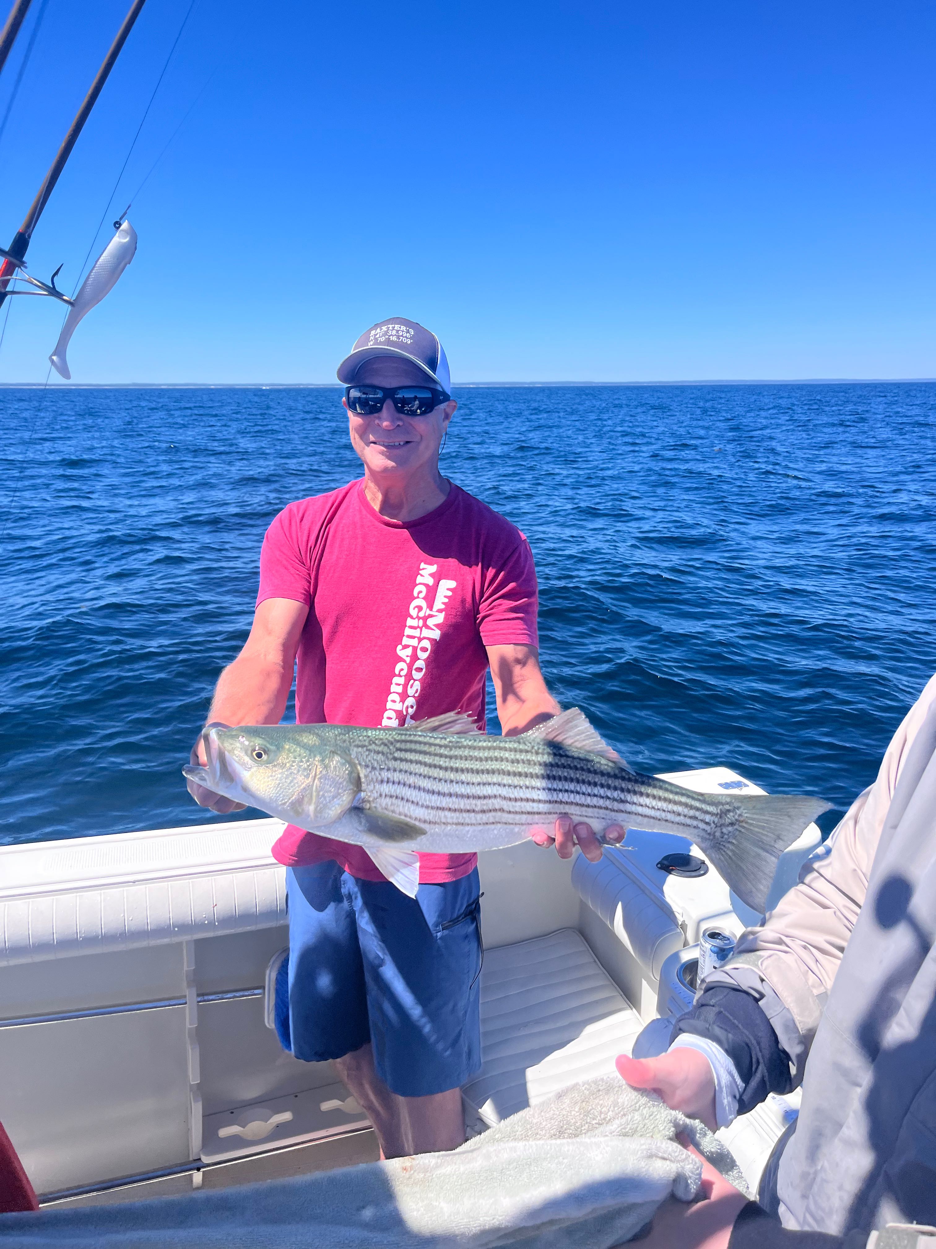 Nice striped bass from East Dennis waters!