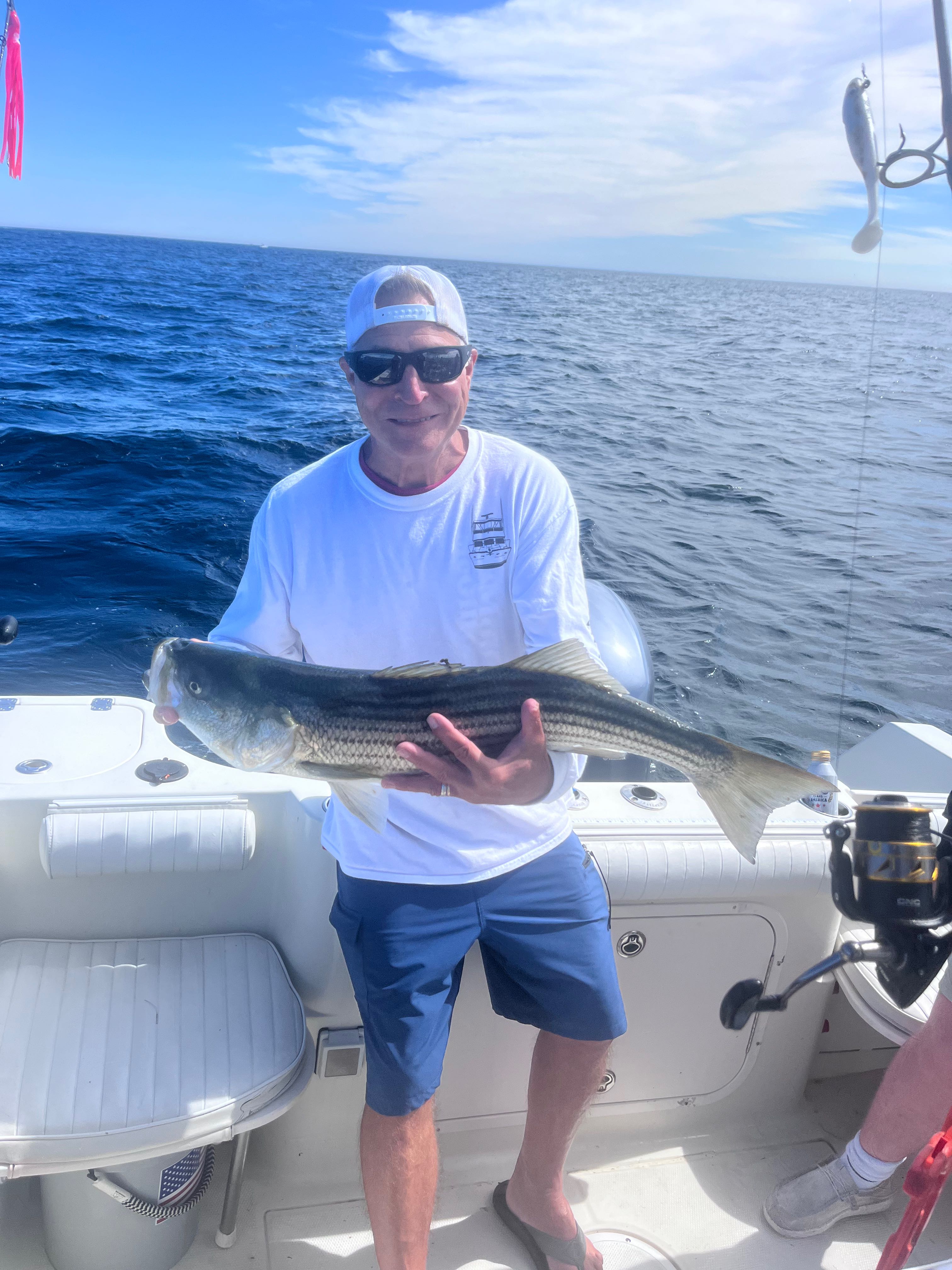 Beautiful striped bass from East Dennis waters!