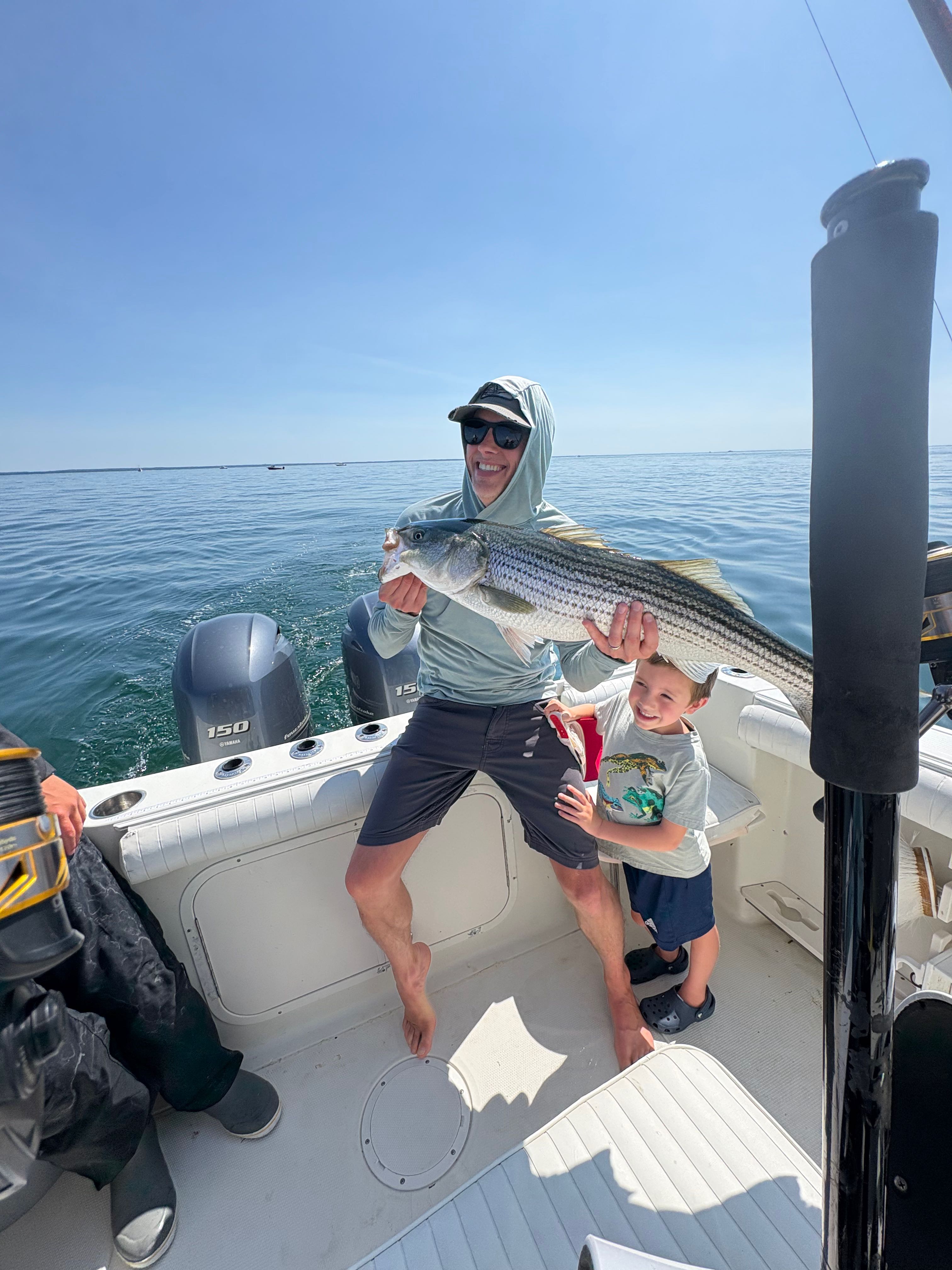 Nice striped bass from East Dennis MA waters!