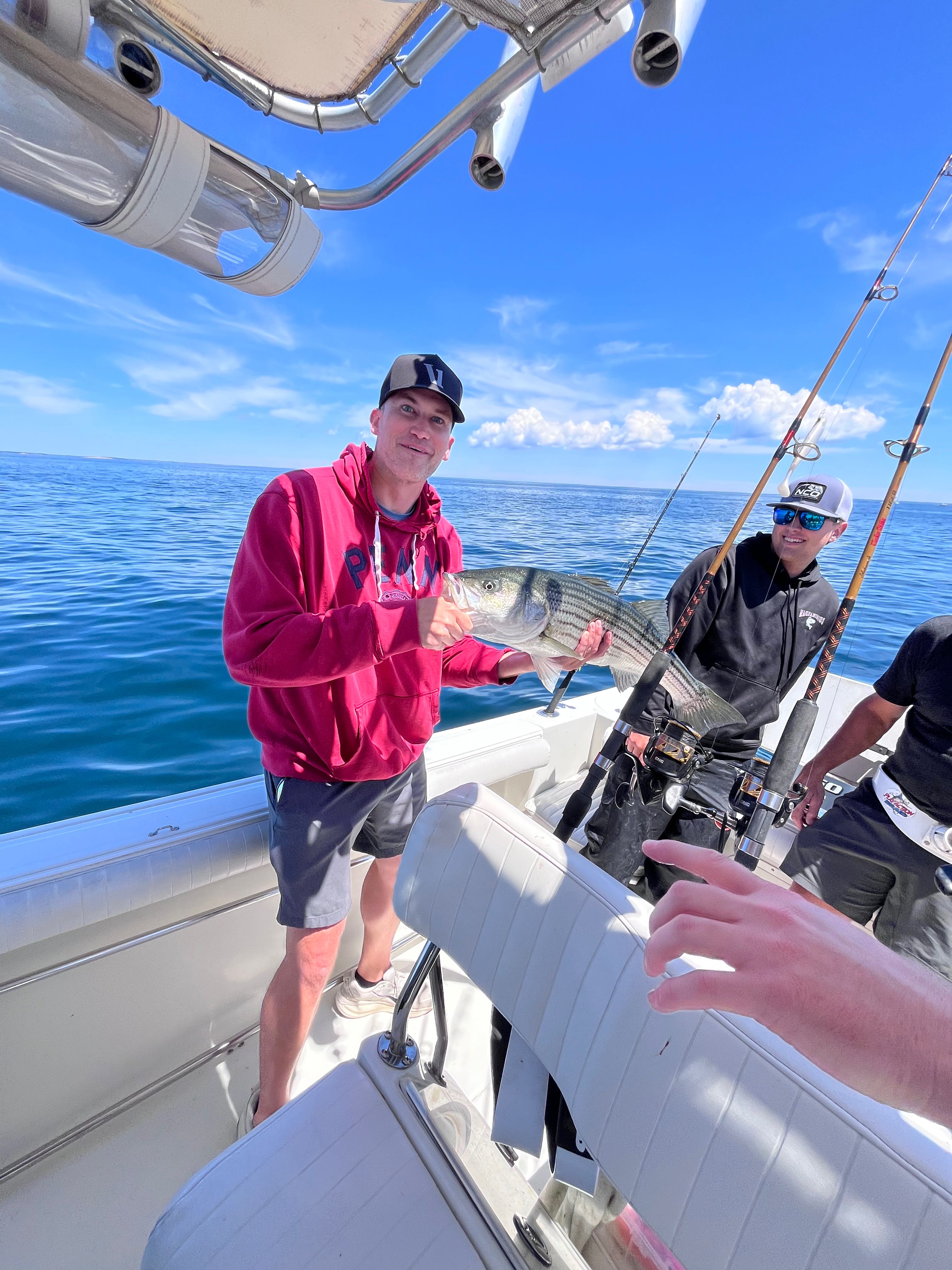 East Dennis striped bass fishing delivers the goods!