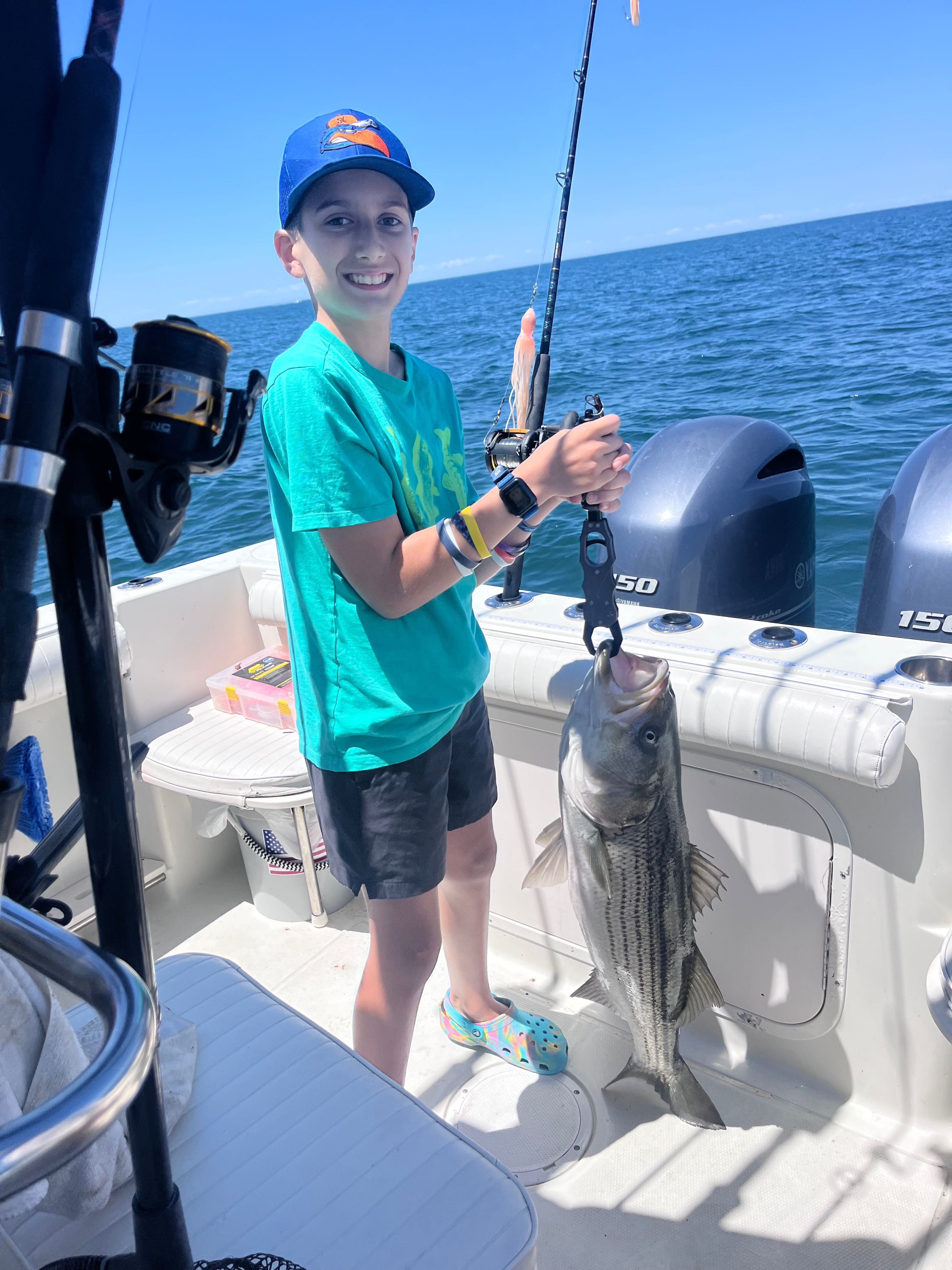 Nice striped bass from East Dennis waters!