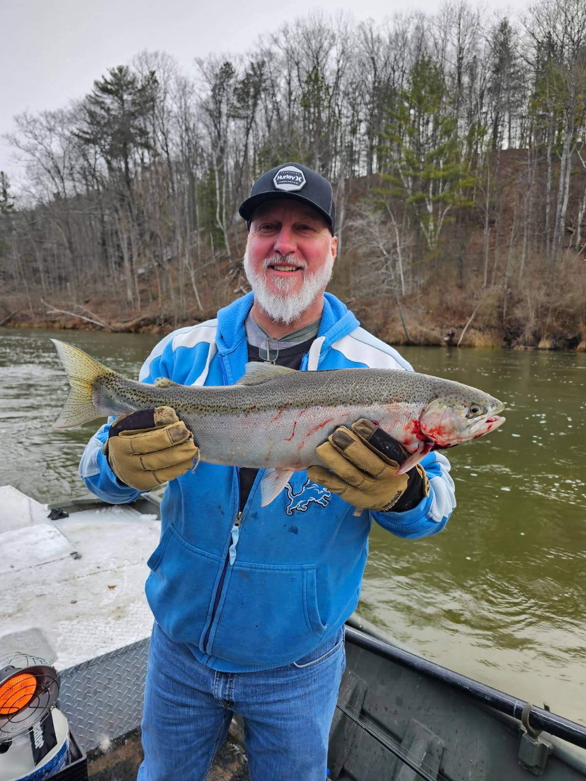 Beautiful rainbow trout from Cadillac MI waters!