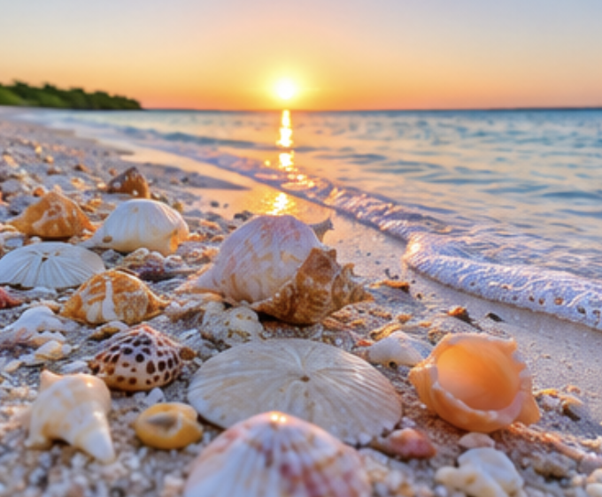 Marco Island's beaches offer incredible shelling opportunities daily.