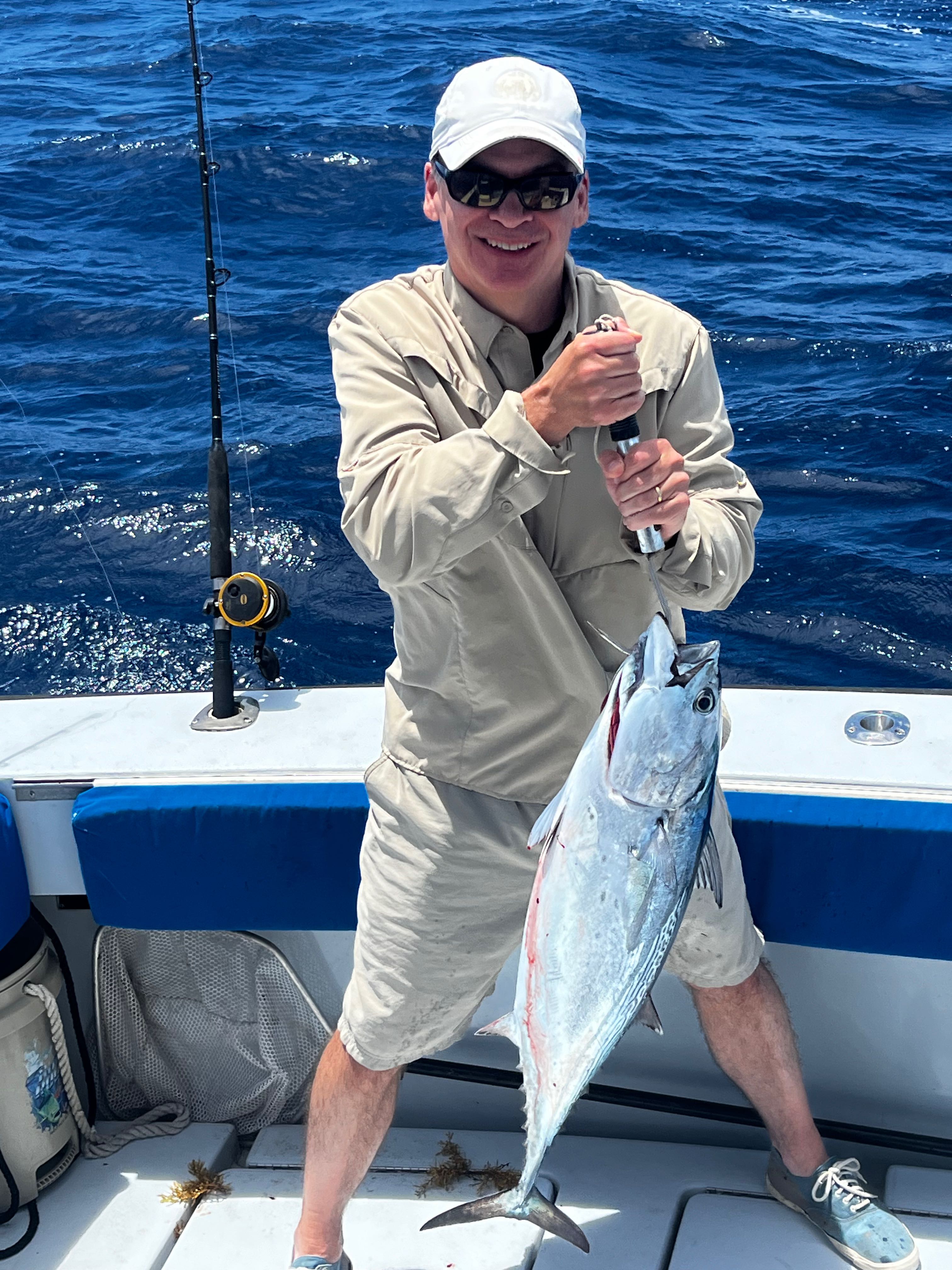 Little Tunny action in Riviera Beach FL waters!