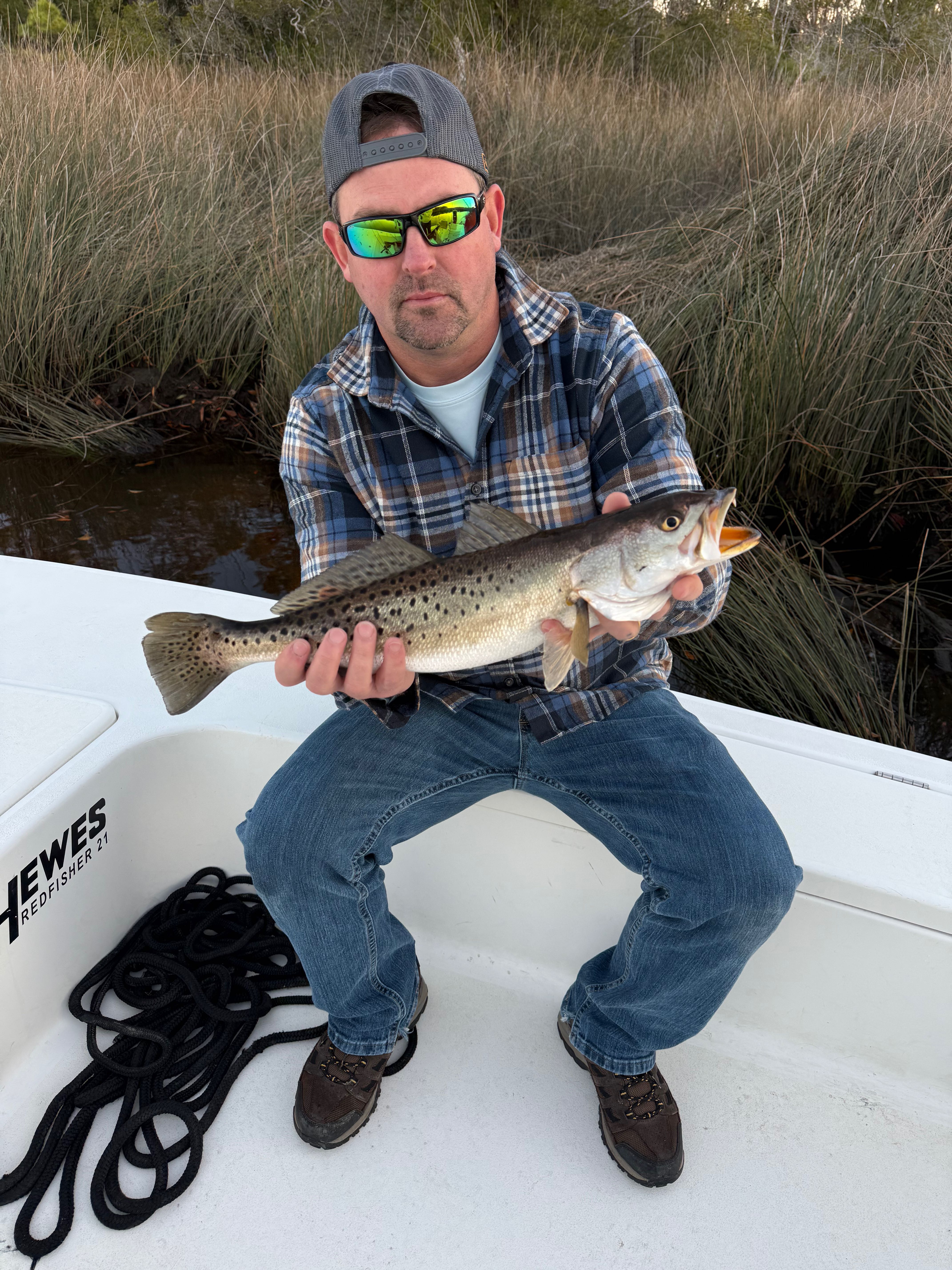 Nice speckled trout from Cedar Point NC waters!