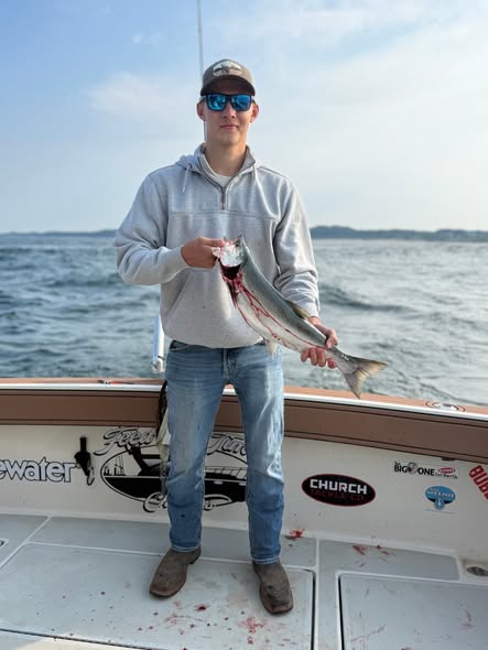 Chasing salmon in Muskegon is a great way to spend the day with family, friends, or fellow fishing enthusiasts.
