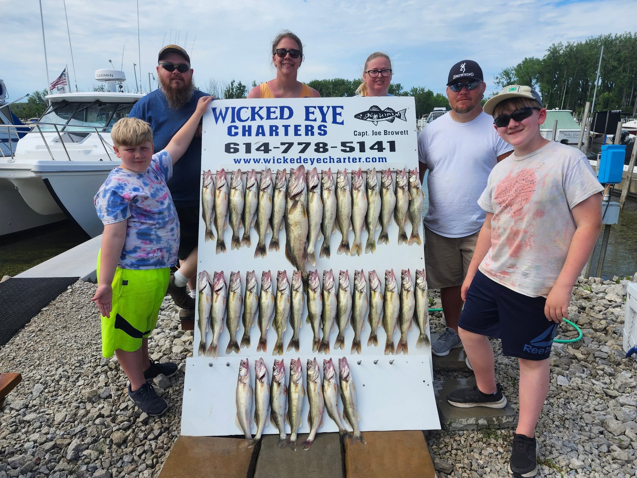 Epic walleye fishing haul