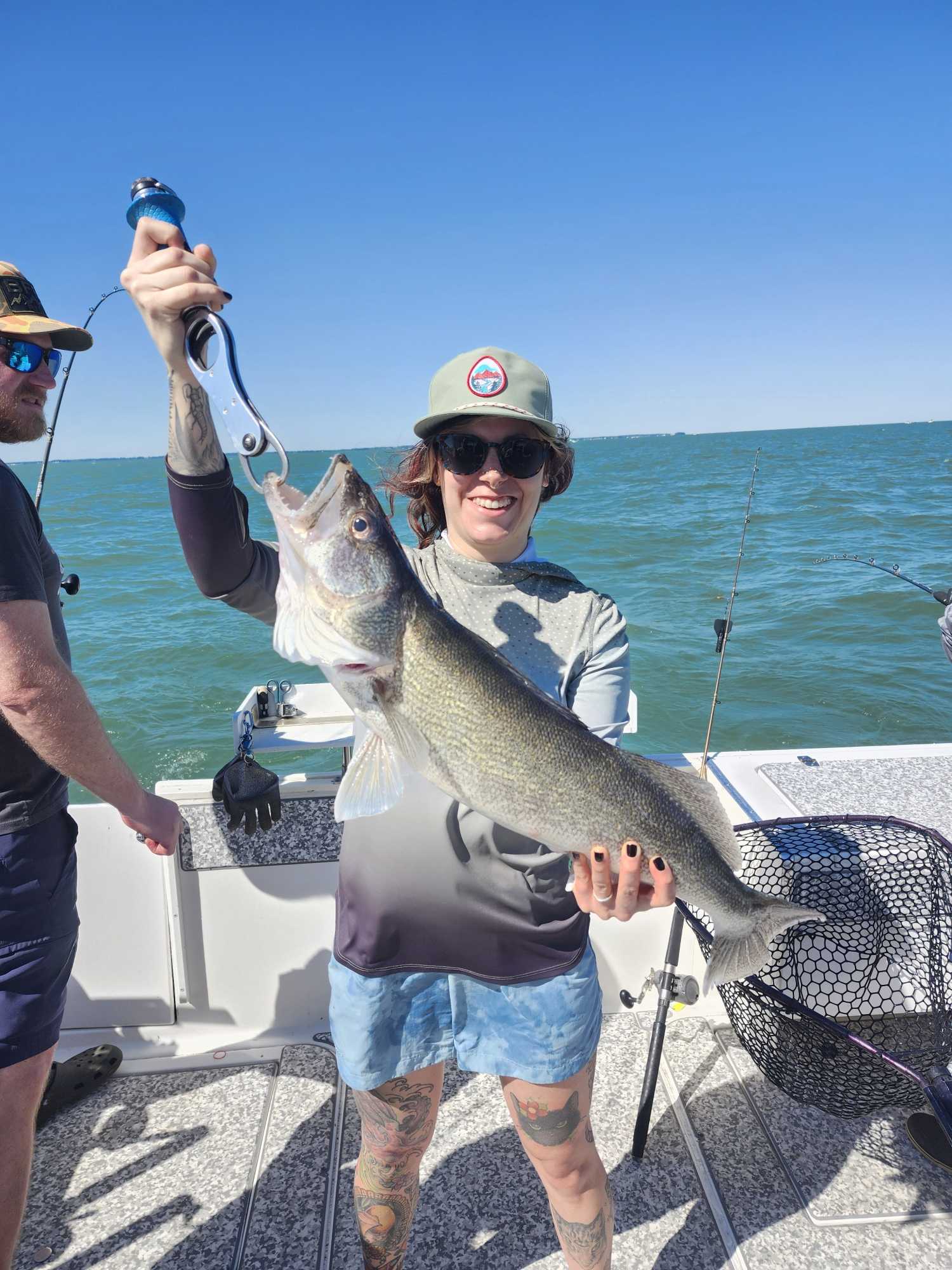 Nice Marblehead walleye caught on the water!