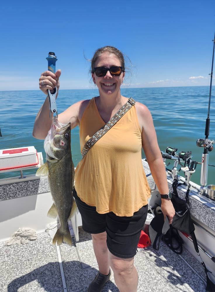 Awesome walleye fishing catch