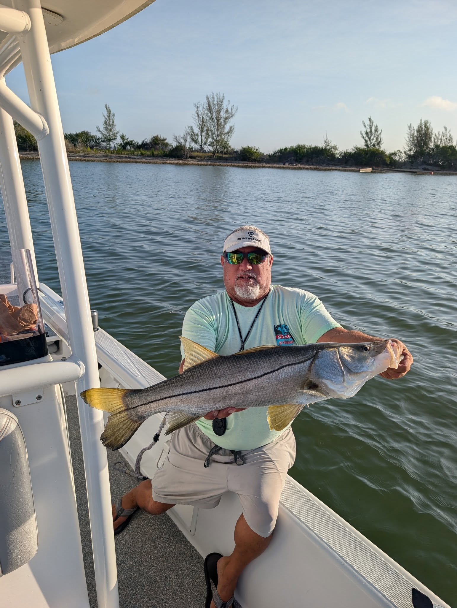 Crystal River snook fishing success on the water!