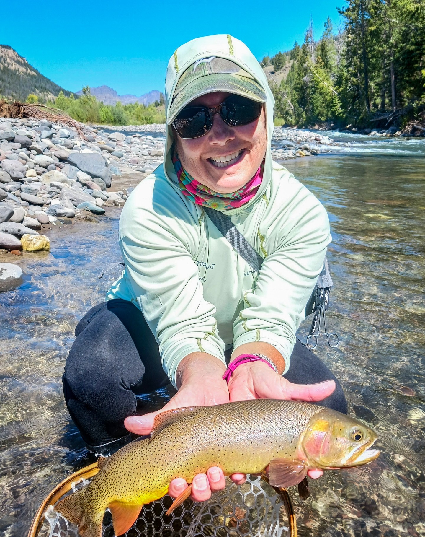 Guided fishing trip in Dubois, WY