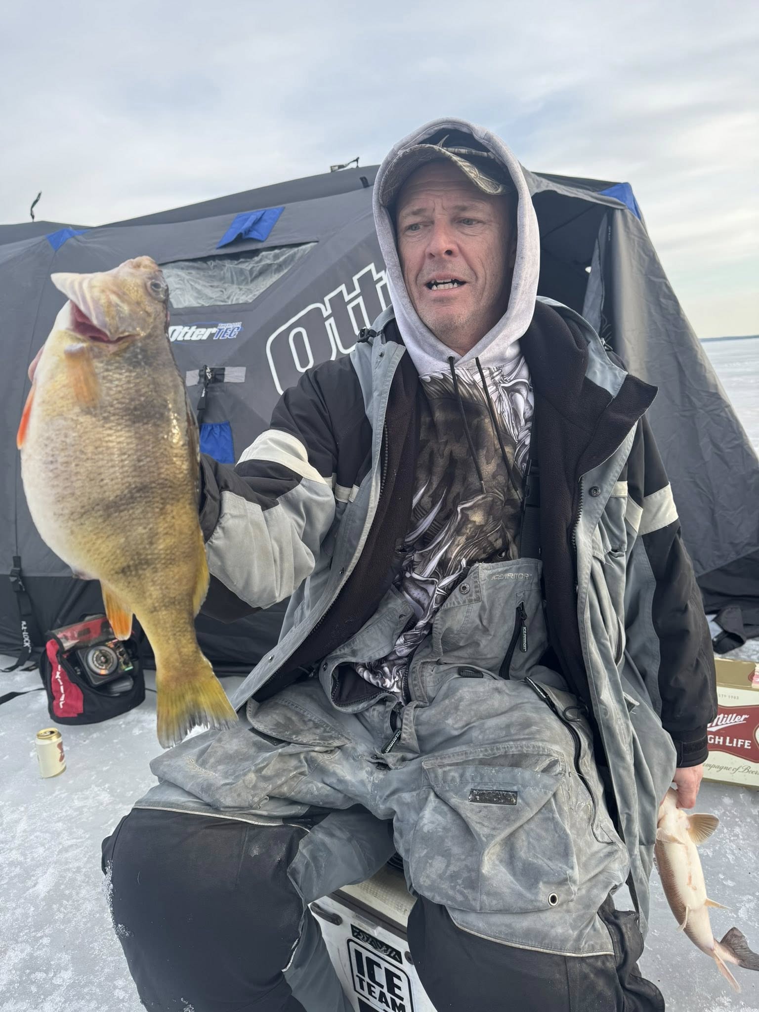 The golden hour looks better with a walleye on the line.