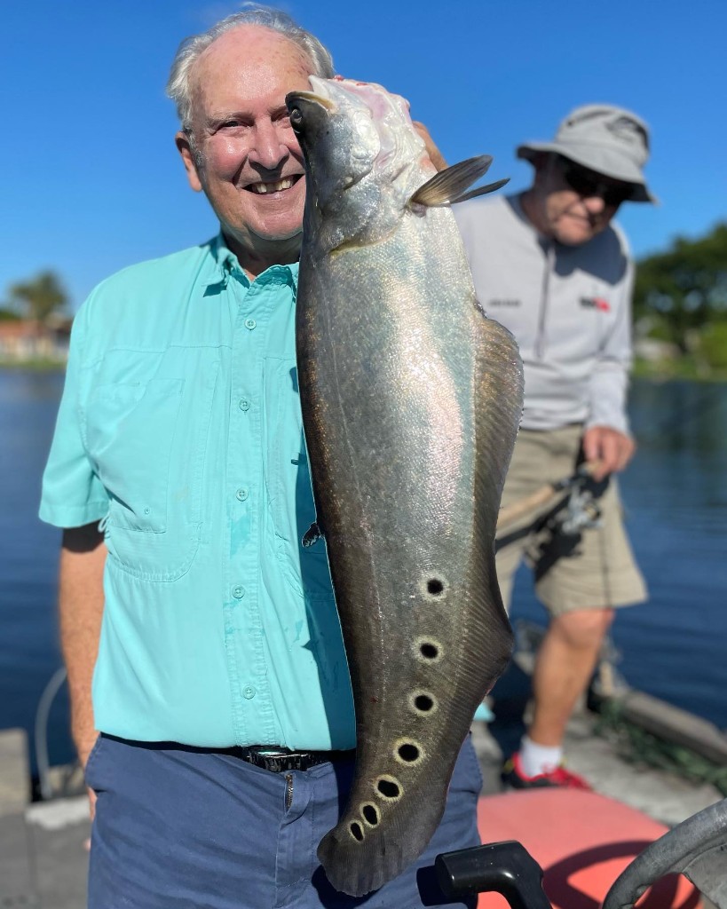 Caught a Clown Knife Fish from Lake Ida