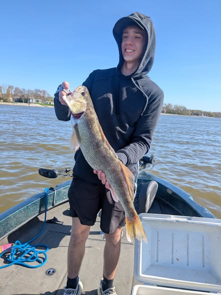Sunrise fishing trip in Sturgeon Bay, Wisconsin — the perfect way to start a day on the water.