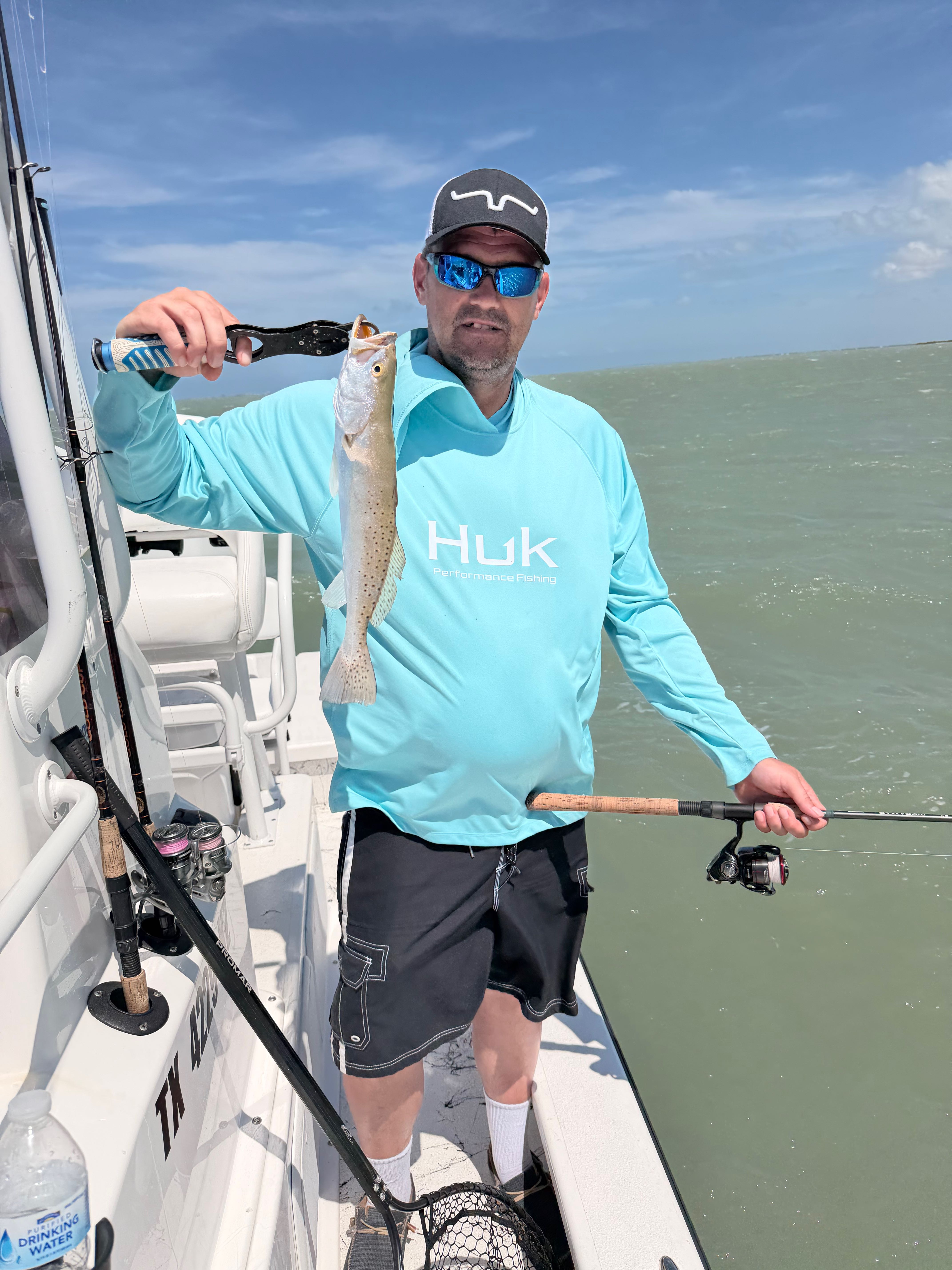 South Padre Island speckled trout success!