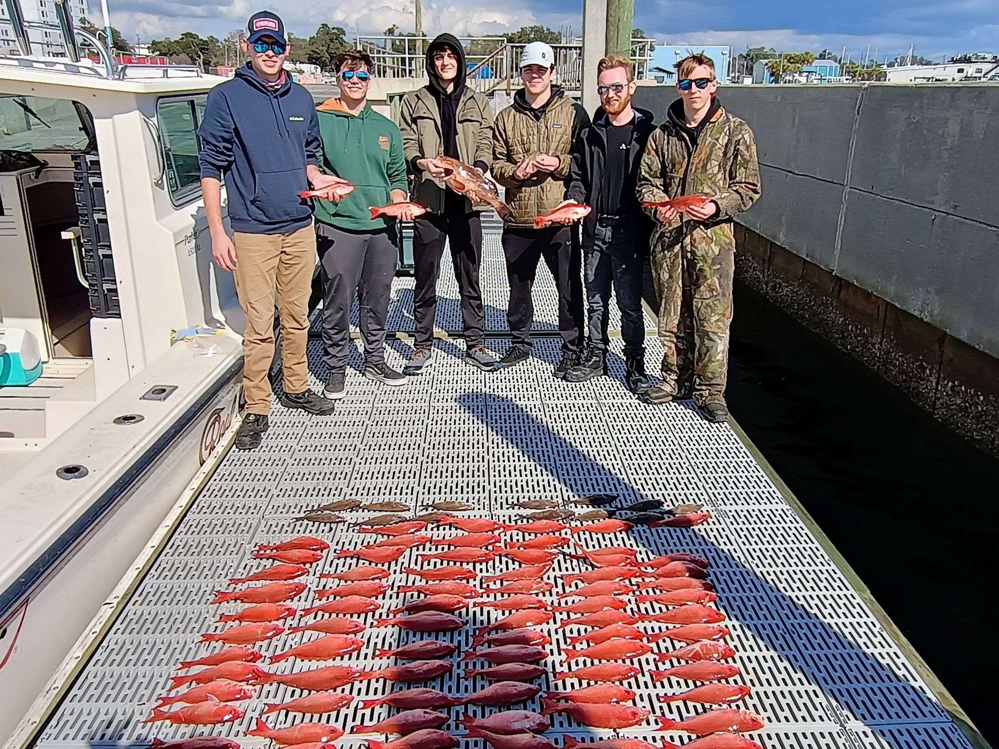 Epic red snapper and grouper haul